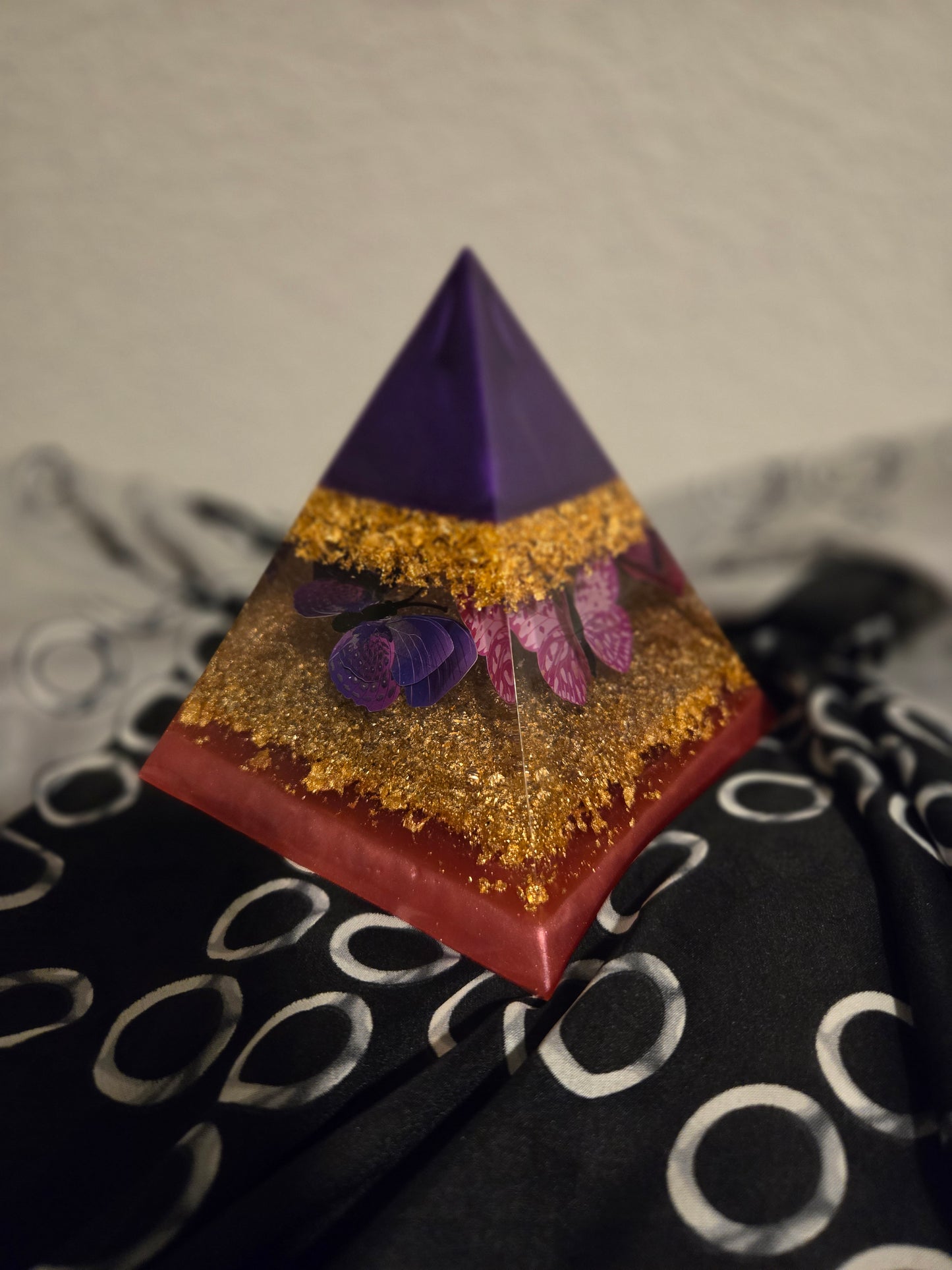 Transformation & Energy Resin Pyramid – Butterfly Edition