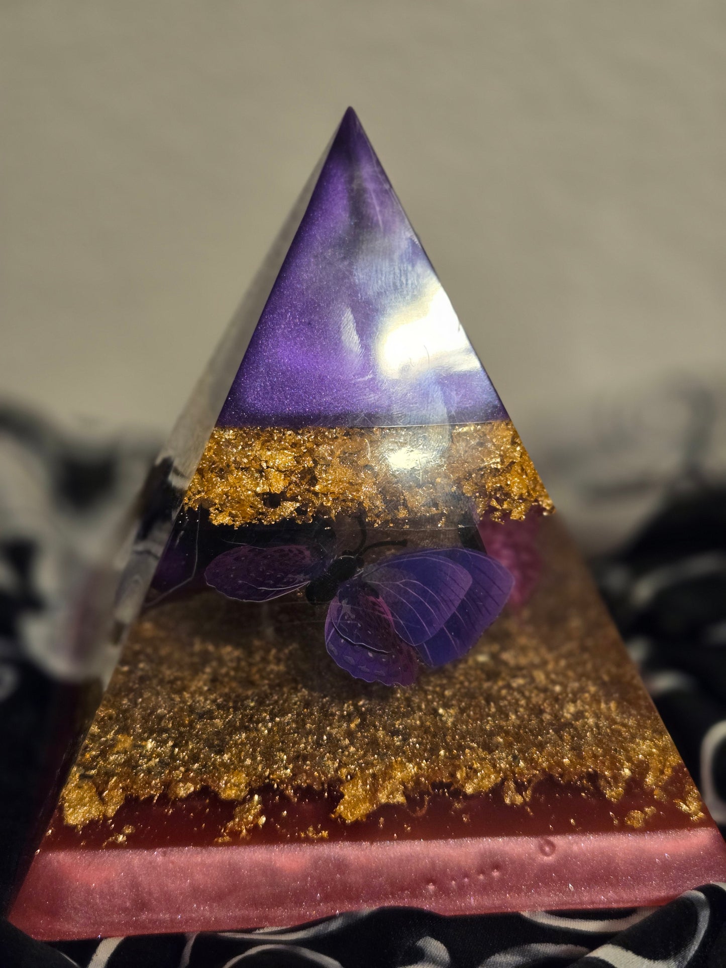 Transformation & Energy Resin Pyramid – Butterfly Edition