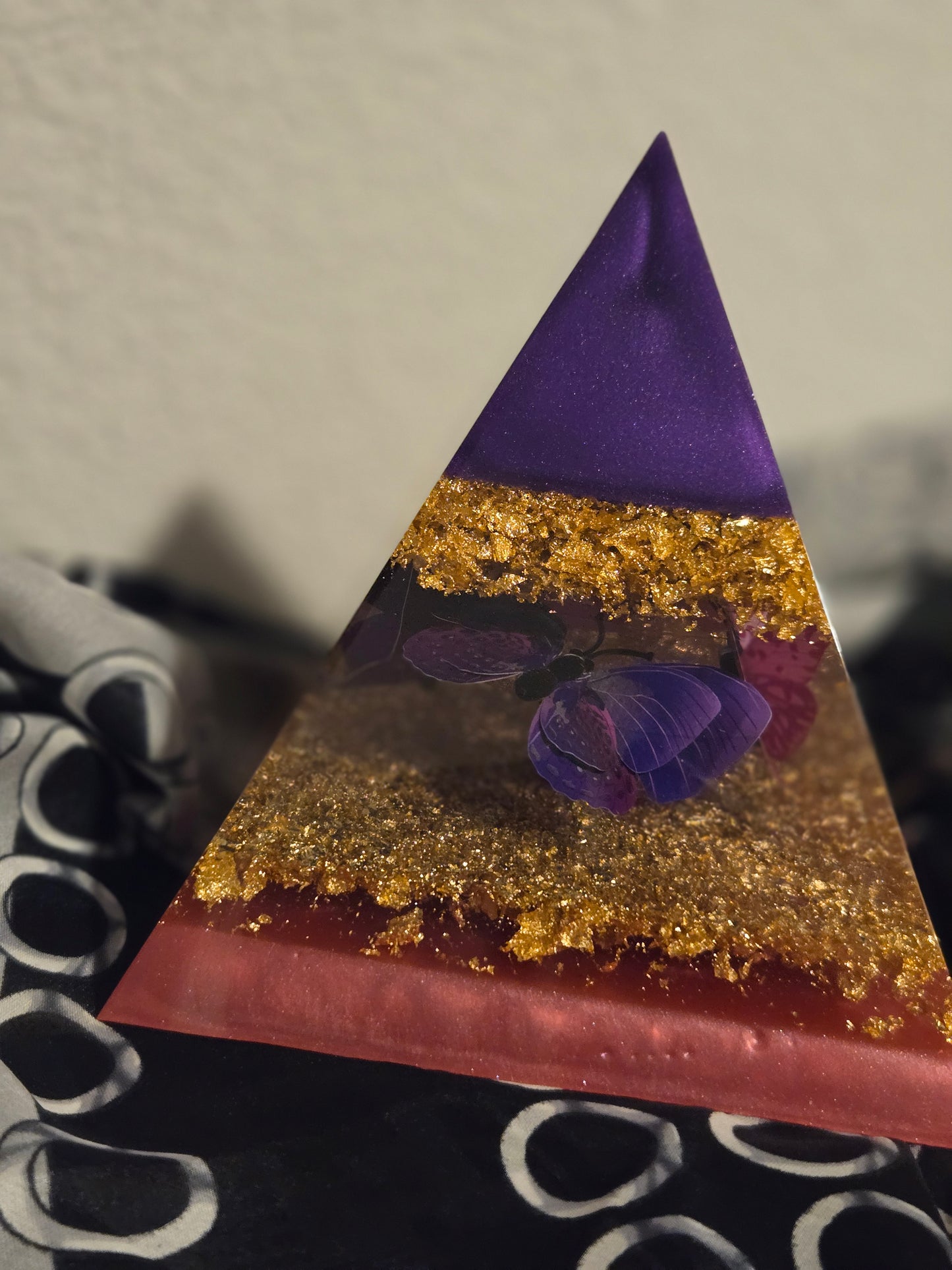 Transformation & Energy Resin Pyramid – Butterfly Edition