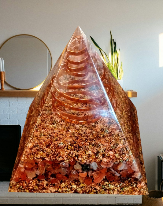 Copper Energy Orgone Pyramid – Grounding, Amplification & EMF Protection