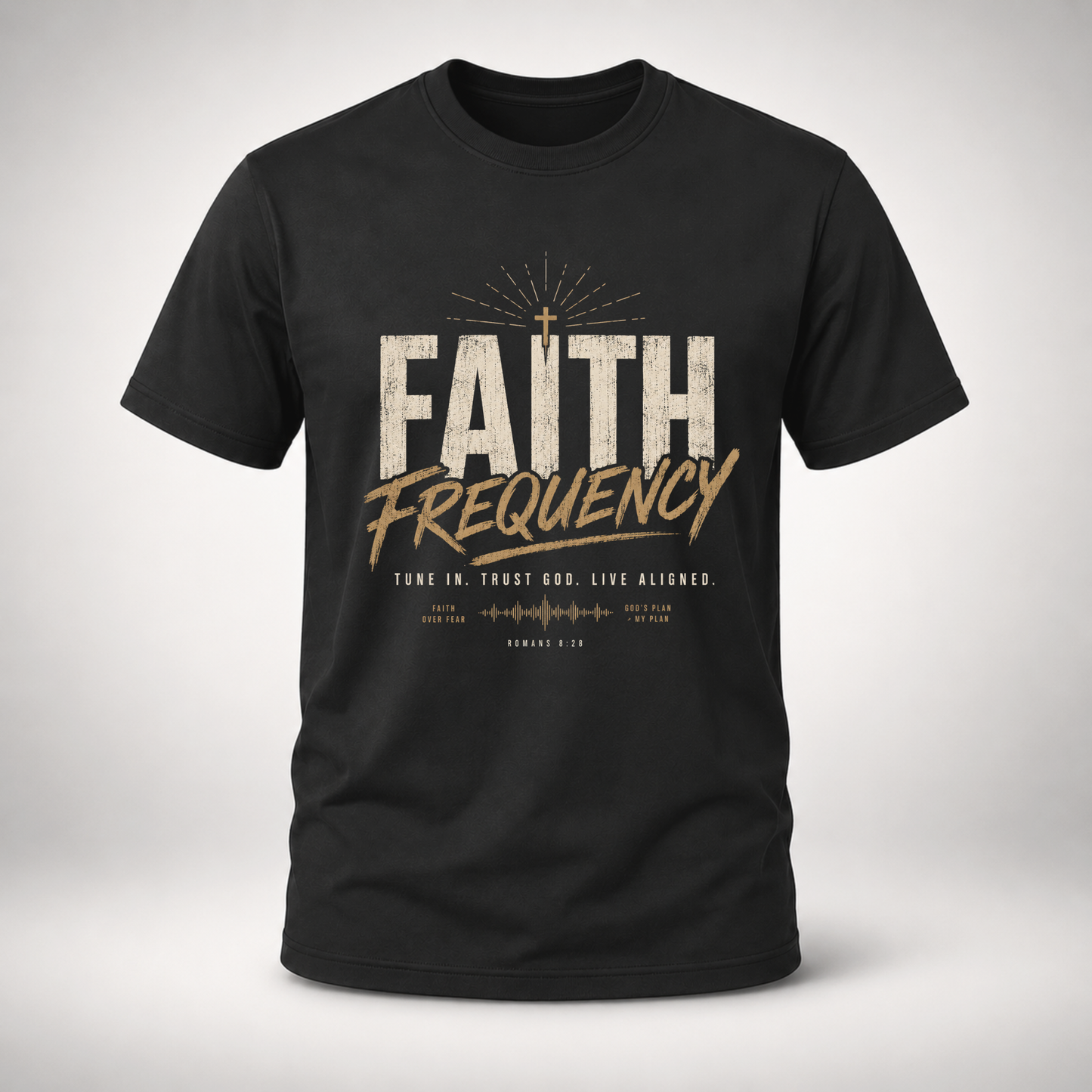 Faith Frequency Christian Graphic Tee