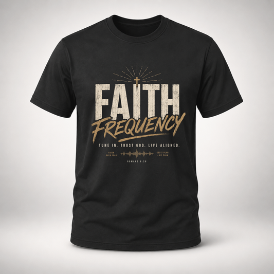 Faith Frequency Christian Graphic Tee
