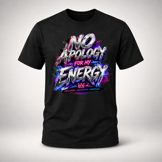 No Apology for My Energy T-Shirt