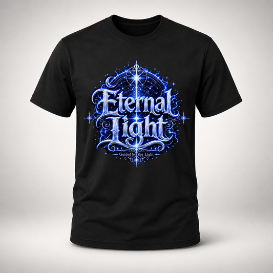 Eternal Light – Guided by the Light Spiritual Graphic T-Shirt