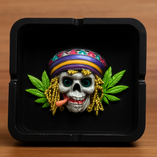 Resin Skull Ashtray